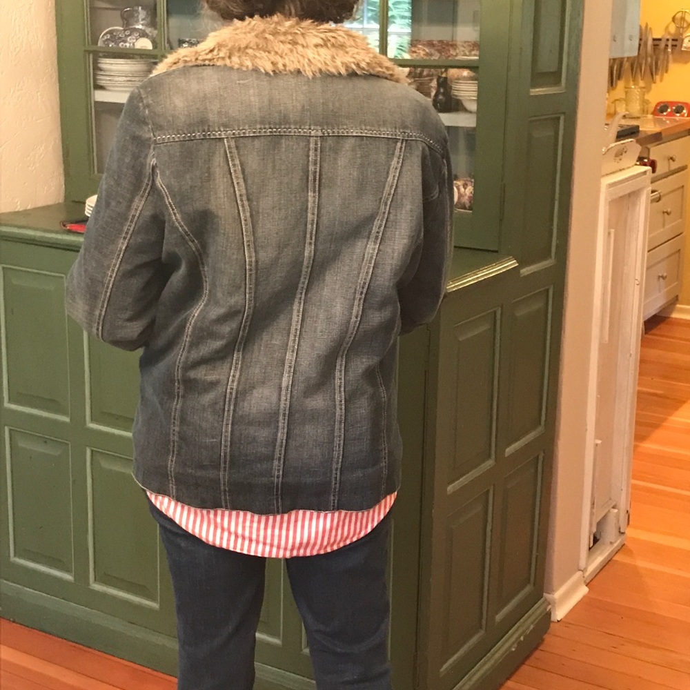 Denim Lined Jacket - image 5